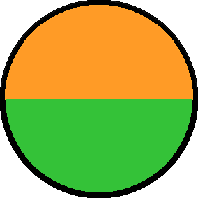 orange-grün