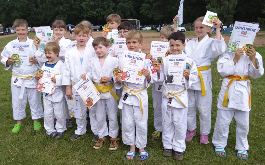 Judogreifen erkämpfen komplette Tiersammlung bei Judosafari