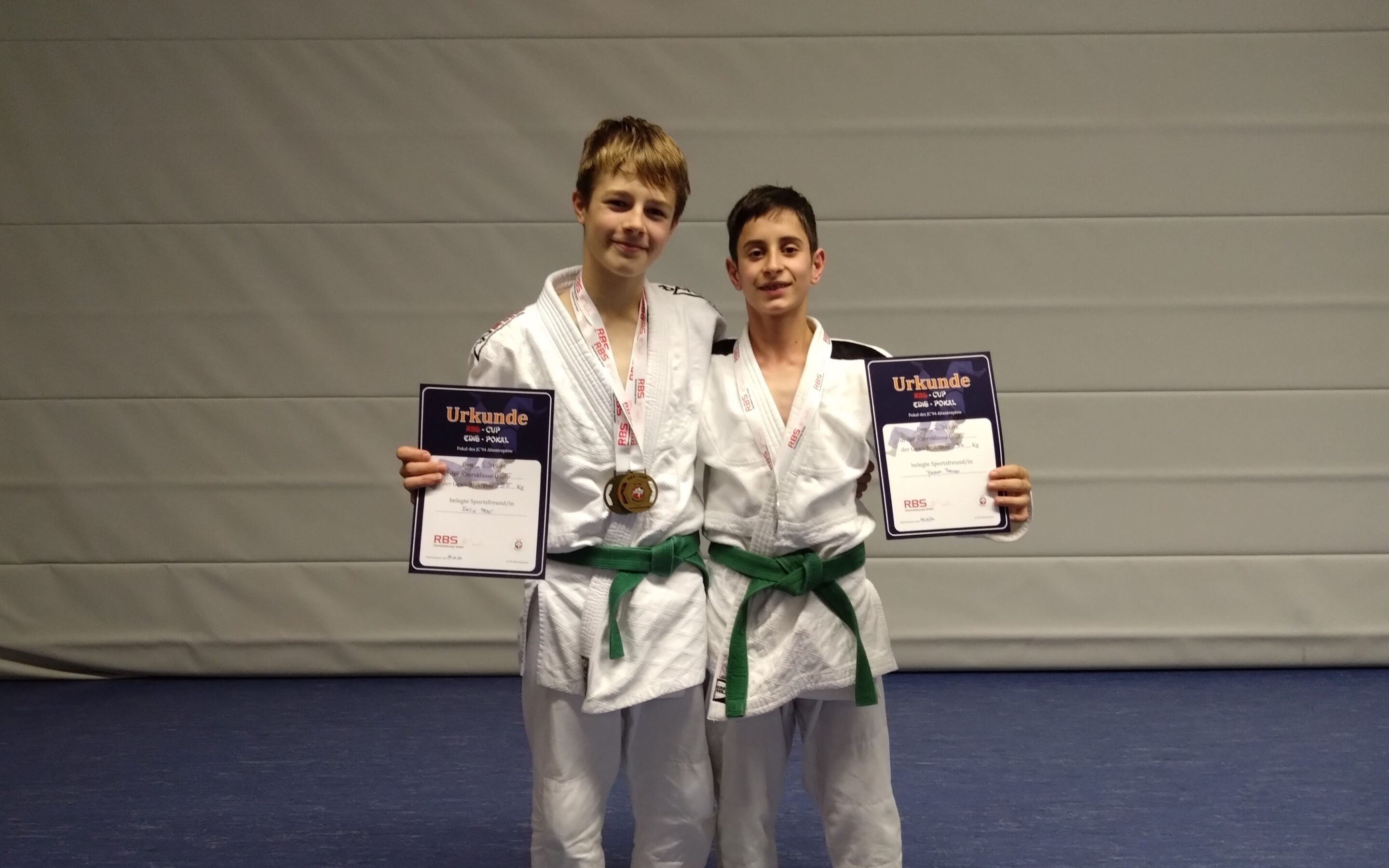 Felix und Yassen erfolgreich beim 2 RBS-Cup in Altentreptow – Judo Rostock