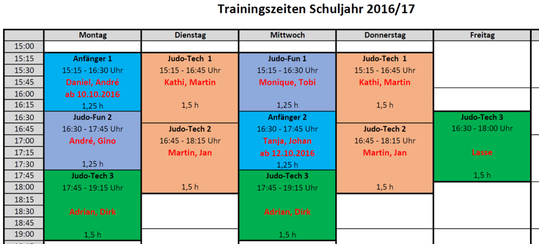 Endlich wieder in die Judohalle