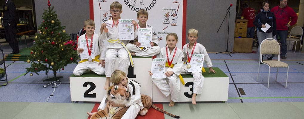 Judogreifen erfolgreich bei Weihnachtsturnier