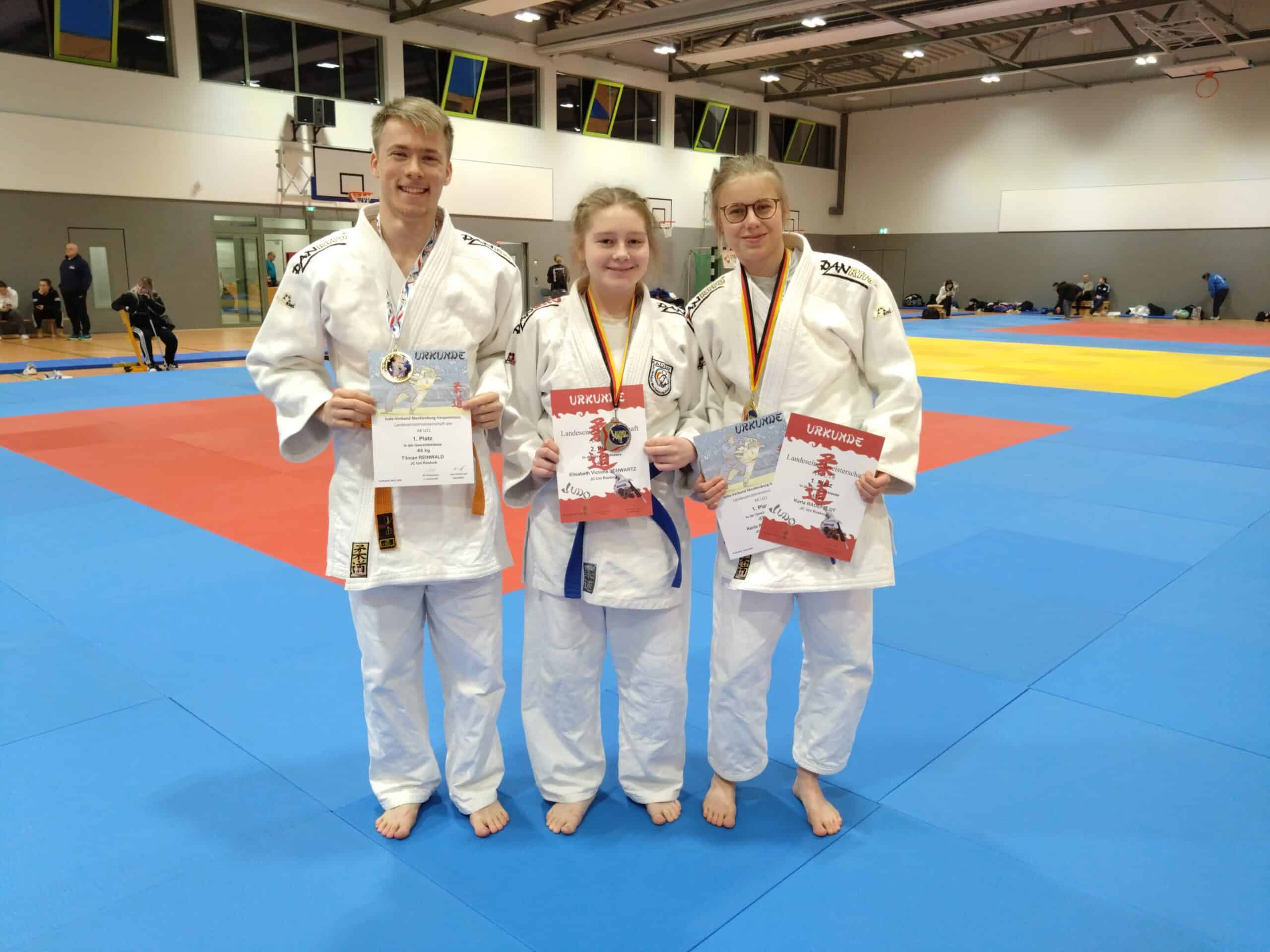 3 Titel für den JC Uni bei den LEM in Greifswald