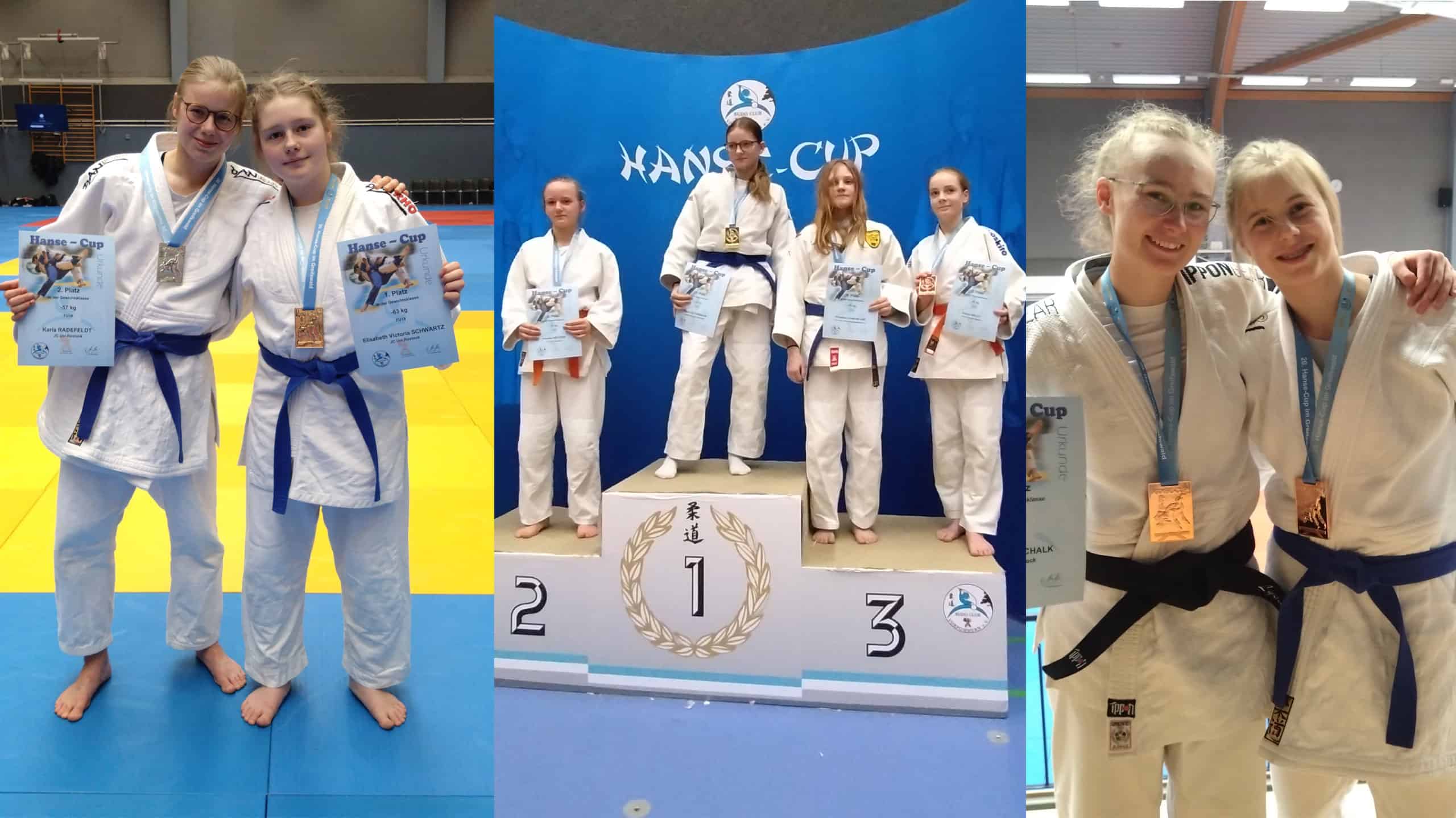 5 Medaillen beim 20. Hanse-Cup in Greifswald
