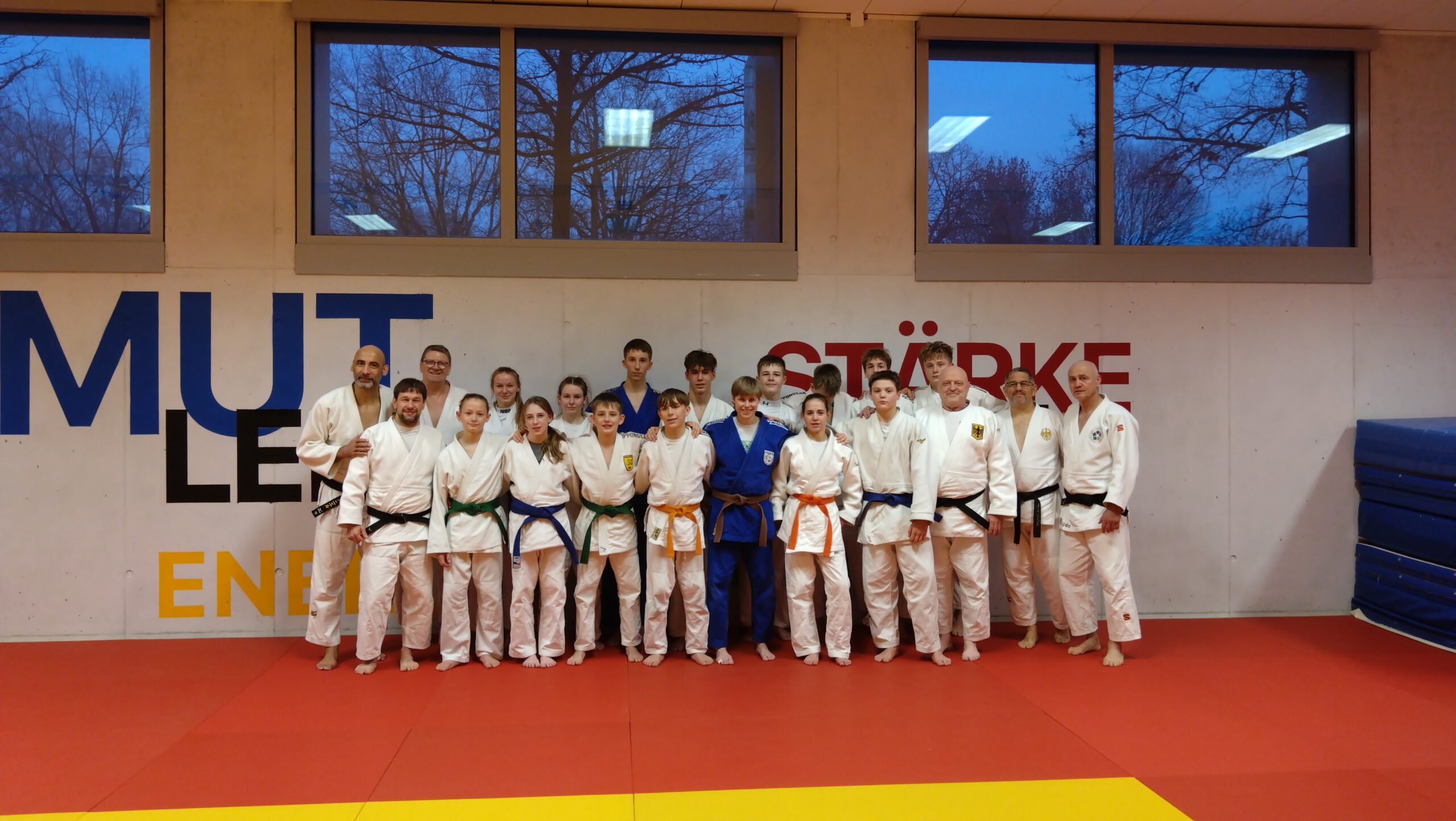 Die Rostocker und Schweriner Stützpunktjudoka am Olympiastützpunkt Hannover