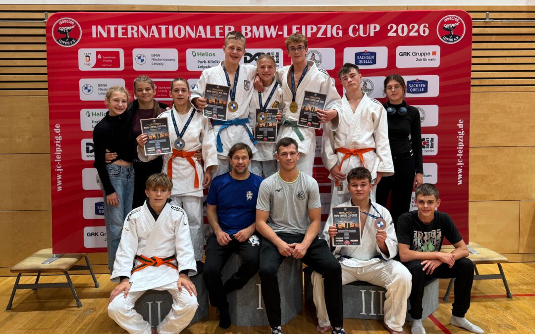 Drei Goldmedaillen für Judogreifen beim internationalen BMW-Cup in Leipzig