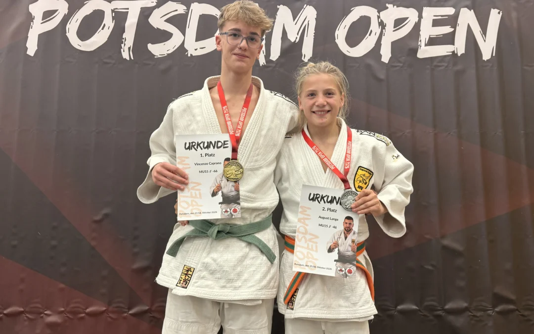Gold für Vincenzo und Silber für August bei den Potsdam Open
